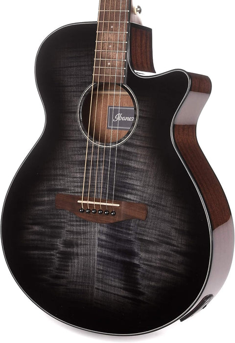 Ibanez AEG70 Acoustic-Electric Guitar - Transparent Charcoal Burst High Gloss (AEG70TCH)