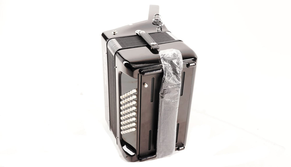 Hohner Bravo II 48 Chromatic Piano Key Accordion (Black)