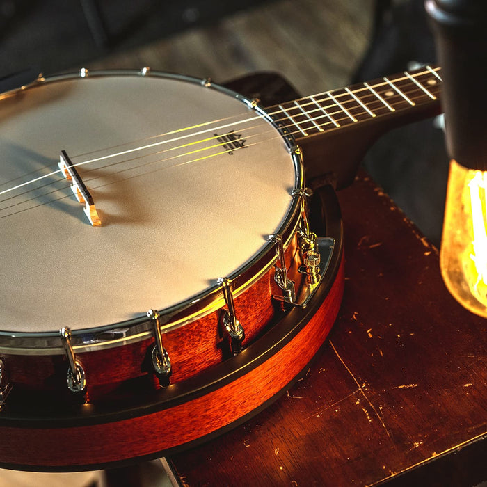 Washburn B8 Pack Americana Series (5 String) Banjo Pack, Natural (B8K-A-U)