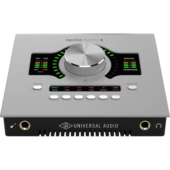 Universal Audio Apollo Twin X QUAD Gen 2 with UAD Analog Classics Thunderbolt 3 Audio Interface