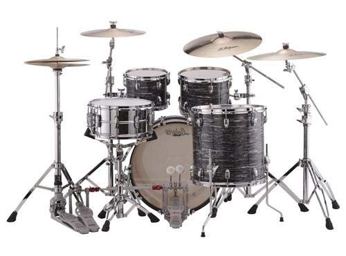 Ludwig Classic Maple Series 4-Piece MOD Shell Pack - Vintage Black Oyster (L88204AX1Q)