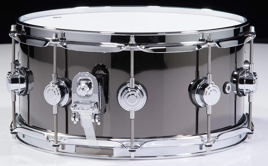 DW Collector's Series Black Nickel Over Brass Snare Drum 6.5x14" DRVB6514SVC