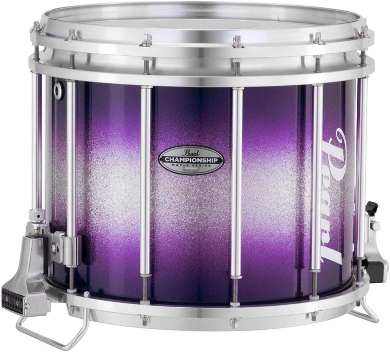 Pearl Championship Maple Varsity FFX Marching Snare Drum Burst Finish 13 x 11 in. Purple Silver #975