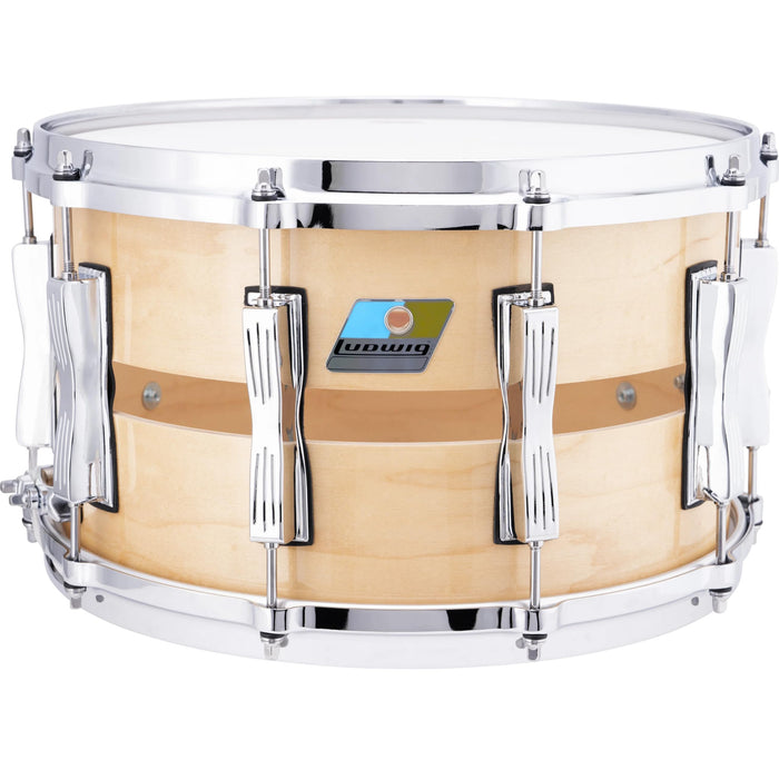 Ludwig Classic Maple Slotted Coliseum Snare Drum - 8 inches x 14 inches, Natural Maple