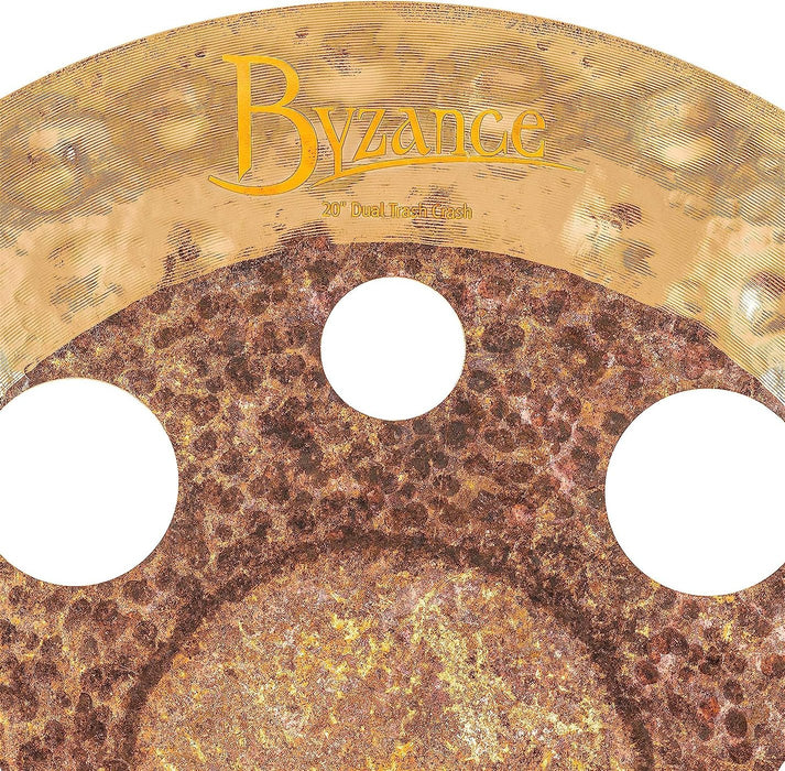 Meinl Cymbals Byzance 20" Extra Dry Thin Crash — MADE IN TURKEY — Hand Hammered B20 Bronze, 2-YEAR WARRANTY, B20EDTC