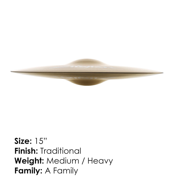 Zildjian Hi-Hat Cymbals, Multicolored, 15" (A0136)