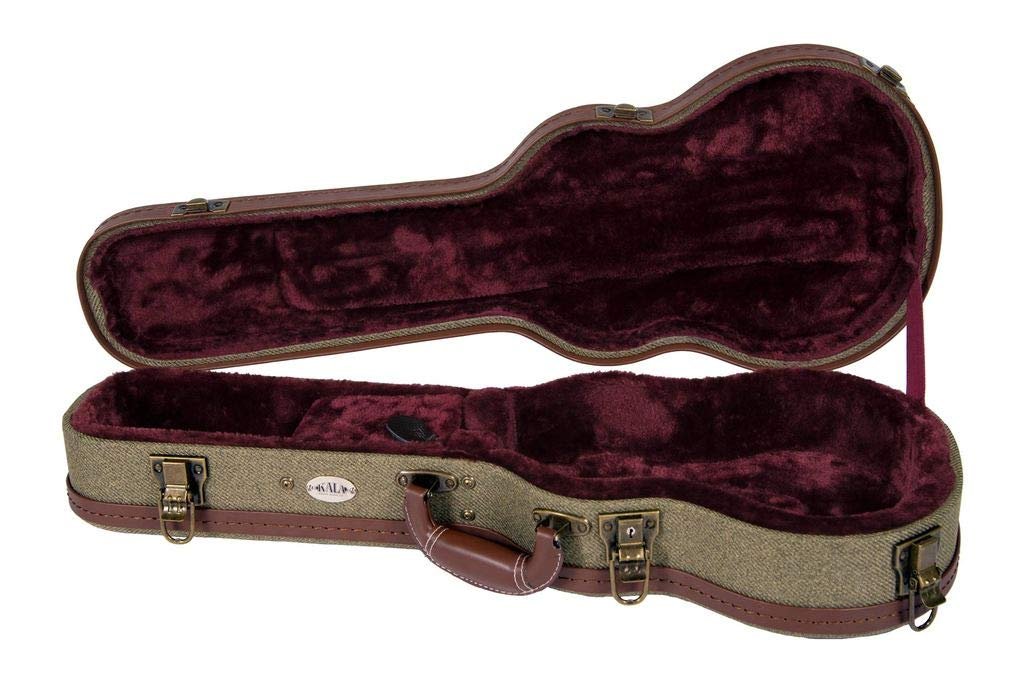 Kala Archtop Olive Tweed Concert Ukulele Hard Case (Otc-At)