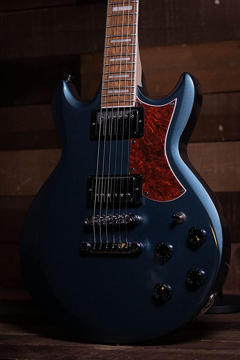 Ibanez AX 6 String Solid-Body Electric Guitar, Right, Baltic Blue Metallic, Full (AX120BEM)