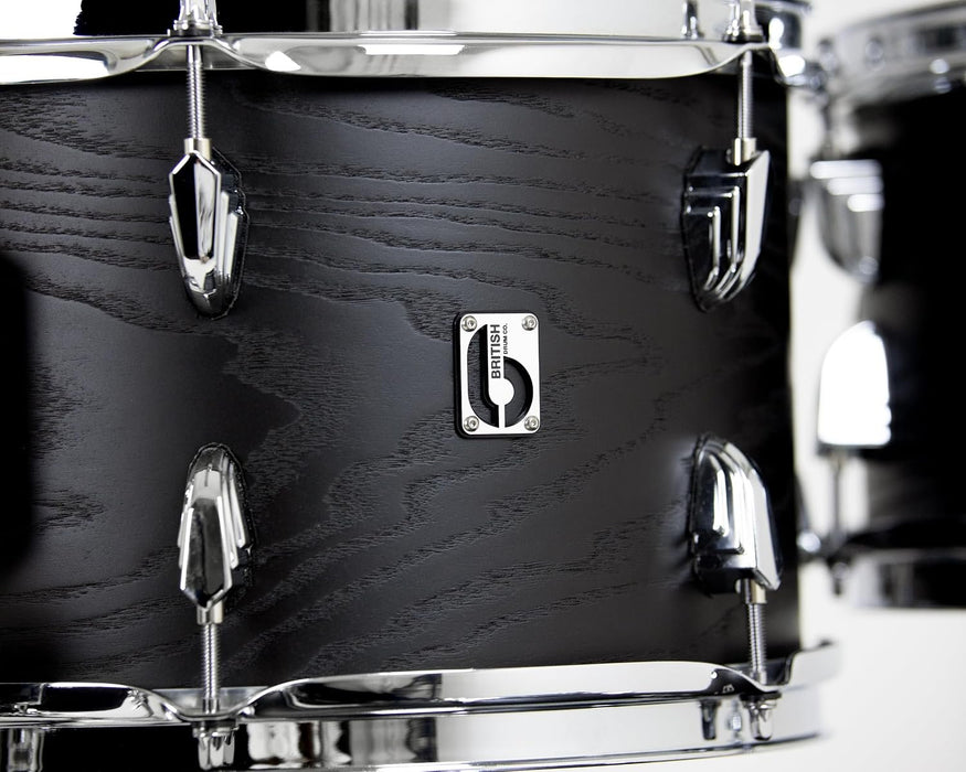 British Drum Co. RAV-CB-22 Raven Club Kit Satin Black