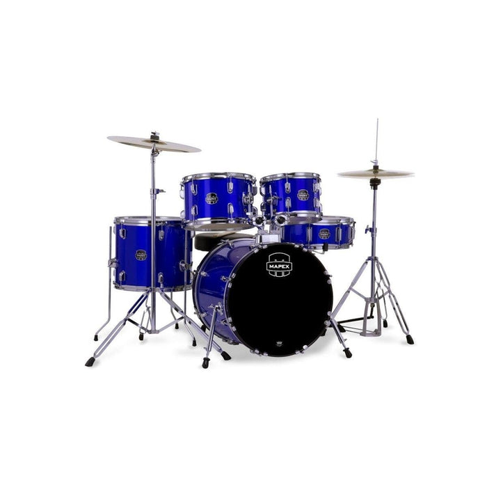 Mapex Comet 5-Piece Drum Set 18" Bass Drum, Indigo Blue
