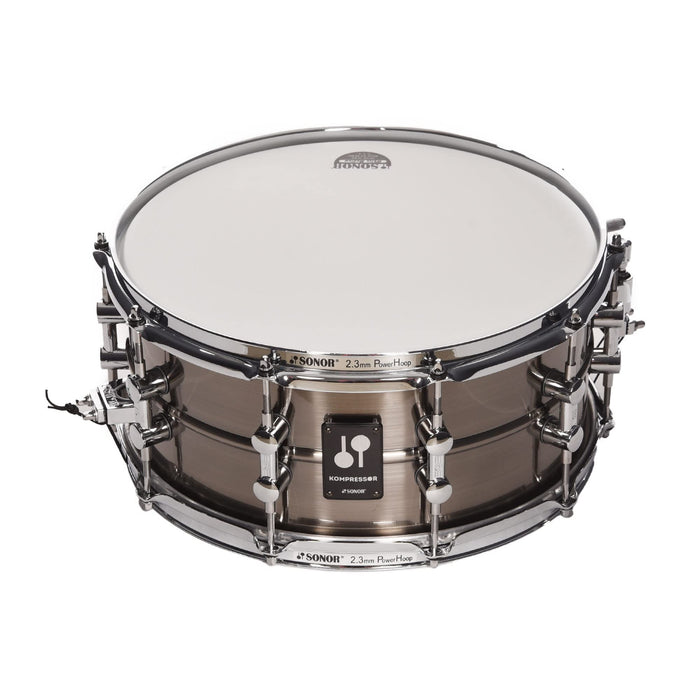 Sonor Kompressor 14x6.5" Brass Snare Drum - Nickel Plated Brass (KS-1465-SDB)