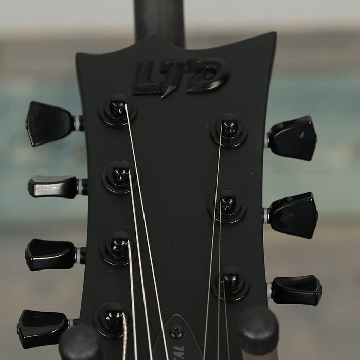 ESP LTD Viper-7 Black Metal - Black Satin