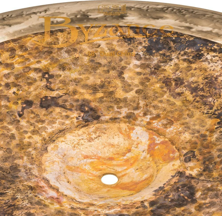 Meinl Cymbals Byzance 18" Dual China — Made in Turkey — Hand Hammered B20 Bronze, 2-Year Warranty, B18DUCH