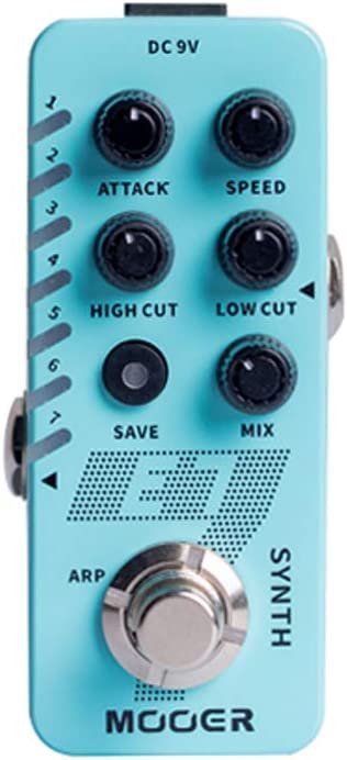 MOOER R7 Reverb 7 Different, Rich and Classic Reverb Types from the Church to Cave Reverb in a Compact Metal Shell with High Cut, Low Cut, Trail On Function…