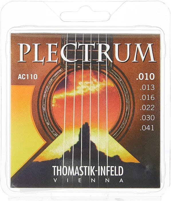 Thomastik-Infeld AC110 Acoustic Guitar Strings - Plectrum Series 6 String Set E, B, G, D, A, E