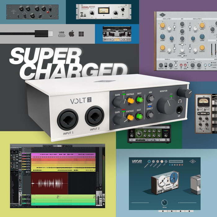 Universal Audio Volt 2 USB Audio Interface (UA-VOLT-2-U)