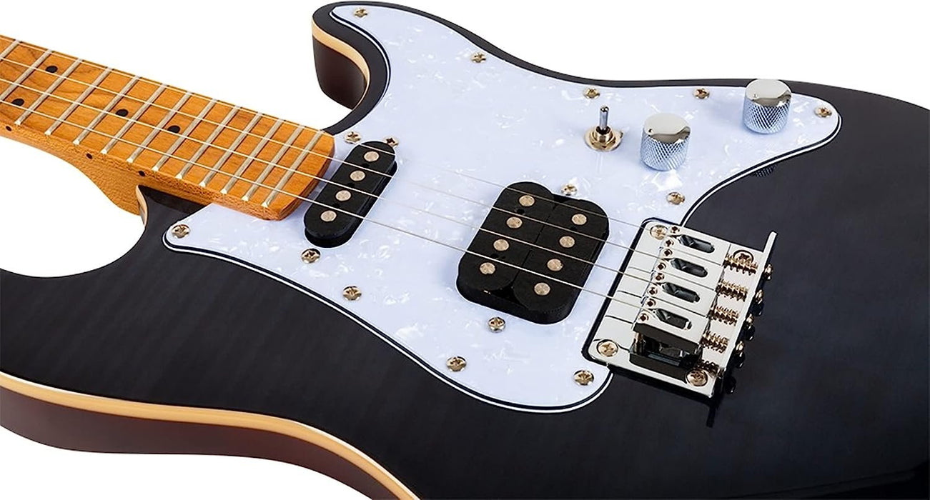 Flight Pathfinder Tenor Electric Ukulele - Trans Black (FUR-PF-TBK)