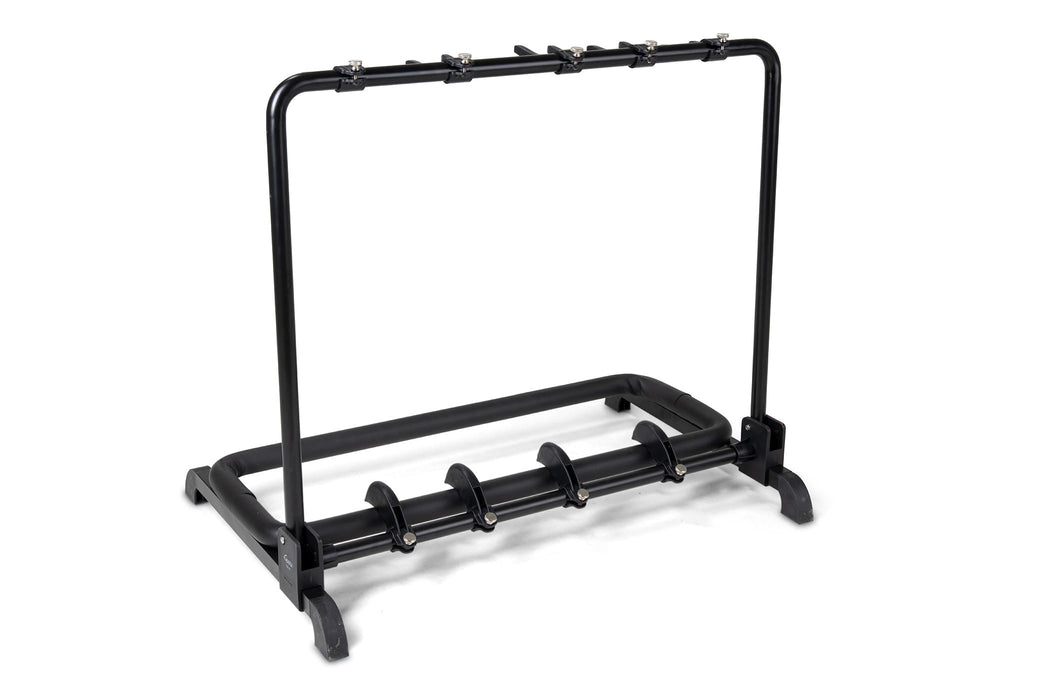 GEWA GS-105B multi-stand for 5 instruments, guitar holder (adjustable neck and rib support, ideal guitar accessories, protection against damage, quality and affordability combined), black