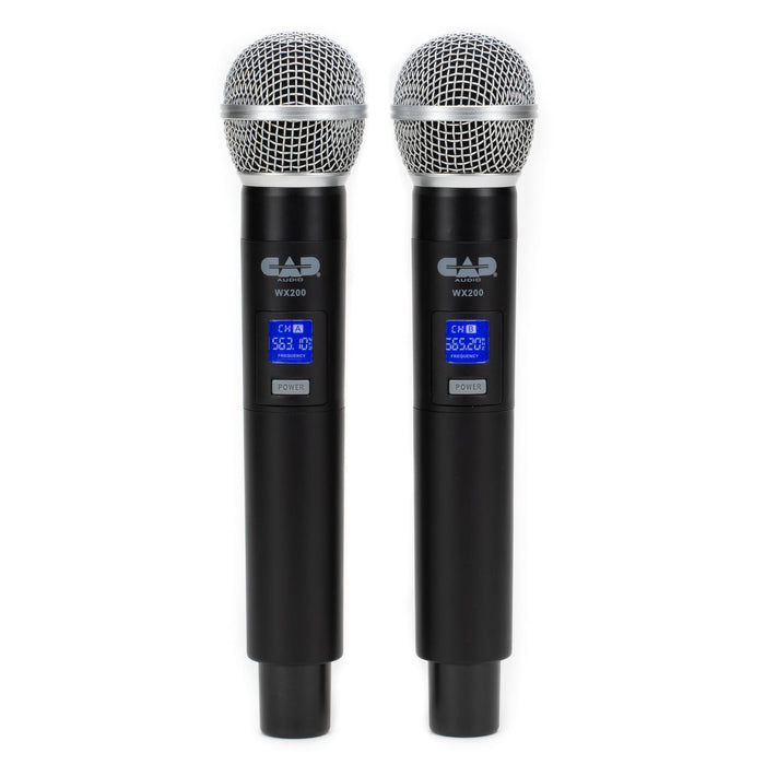 CAD Audio UHF Wireless Dual Handheld Microphone System (WX200-U)