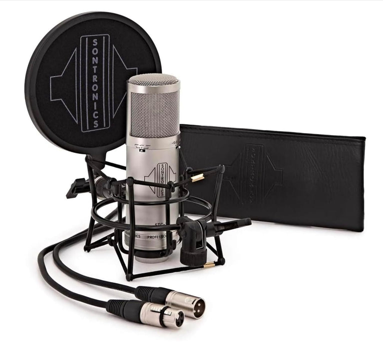 SONTRONICS STC-3X Professional 3-Pattern LDC XLR Studio Condenser Microphone