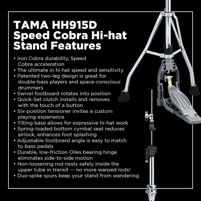 Tama Speed Cobra Lever Glide Hi-hat Stand