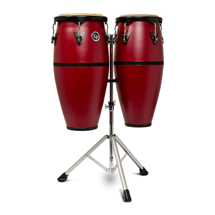 Discovery Series Ultralight Conga Set with Stand; Red