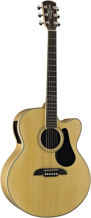 Alvarez Artist Series AJ80CE Jumbo Acoustic - Electric Guitar, Natural/Gloss Finish