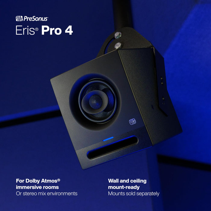 PreSonus Eris Pro 4 Studio Monitor — Bi-Amped Active Coaxial 4.5-inch