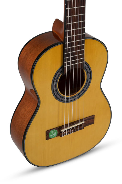 GEWA Student Solid Top Classical Guitar 1/4 Natural Spruce Top