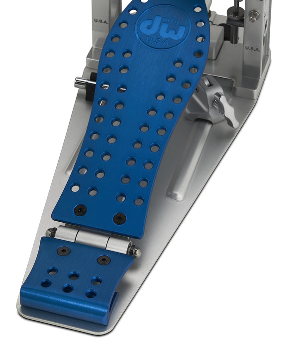 DW Series Colorboard Machined Direct Drive w/Bag, Cobalt Edition Double Bass Drum Pedal (DWCPMDD2BL)
