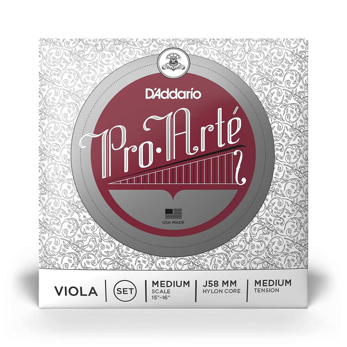 D'Addario Pro-Arte Viola String Set, Medium Scale, Medium Tension