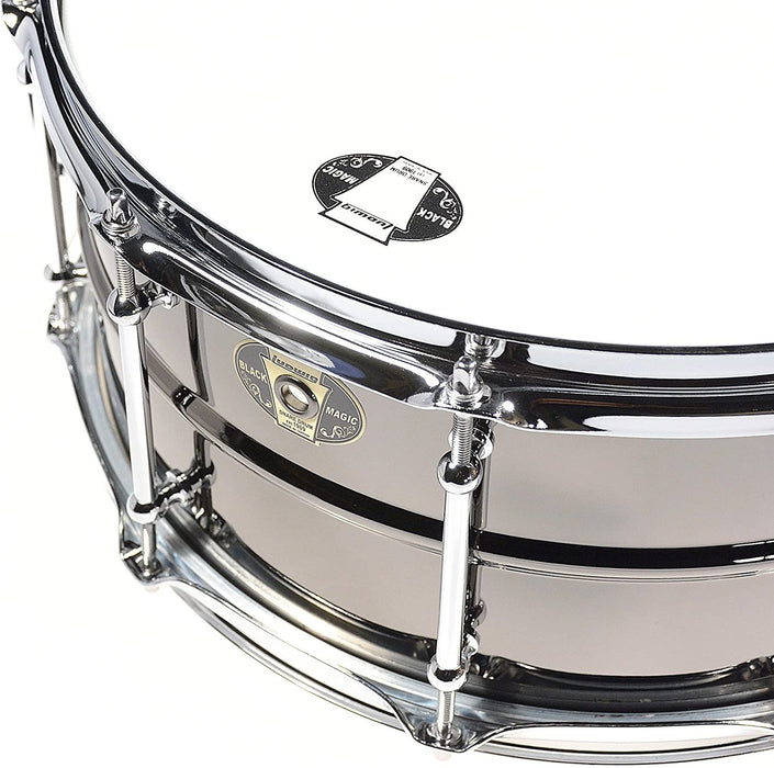 Ludwig Black Magic Snare Drum - 6.5 Inches X 14 Inches