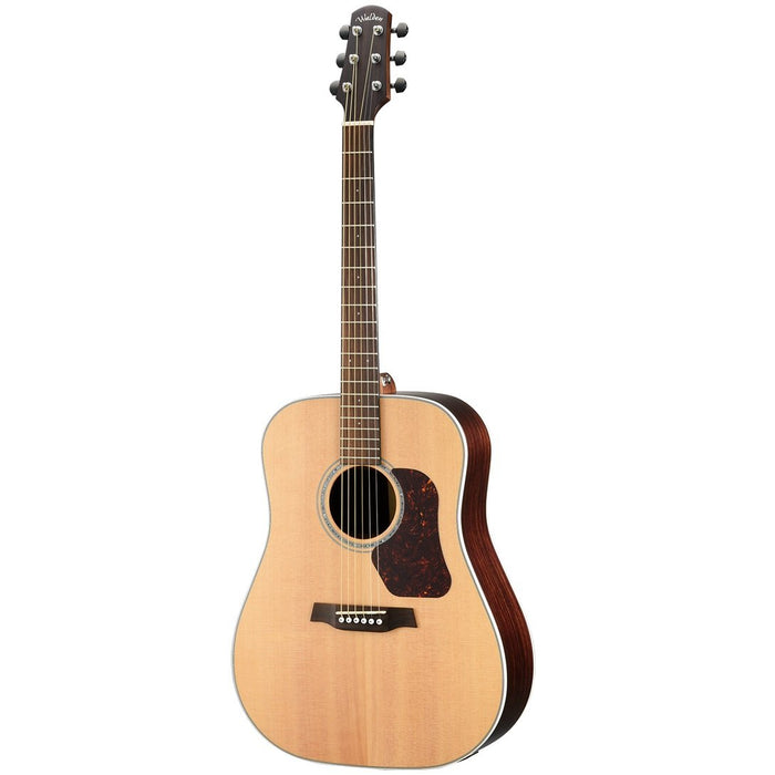 Walden D800E W/Gig Bag Natura All-Solid Sitka/Rosewood Dreadnought Acoustic-Electric Guitar - Satin Natural