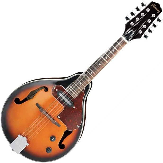 Ibanez M510EBS A-Style Mandolin, Brown Sunburst High Gloss