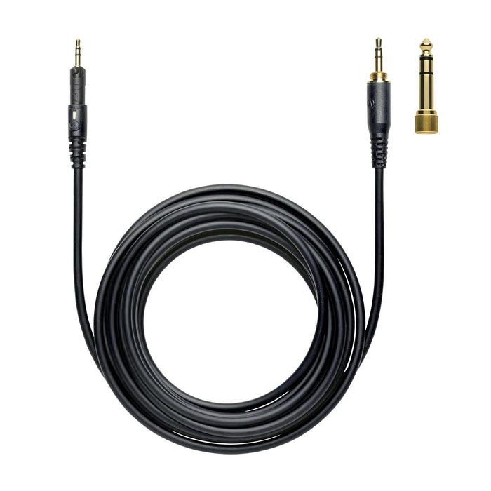 Audio-Technica ATH-M50X Professional Studio Monitor Headphones, Black, Professional Grade, Critically Acclaimed, with Detachable Cable