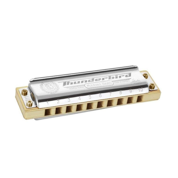 HOHNER M2011BX Thunderbird Harmonica, Key of Low Eb, Stainless steel (M2011BXL-Eb)