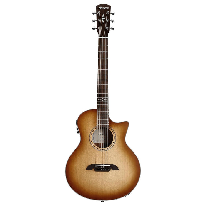 Alvarez LJ2E Mini Jumbo Electrified Acoustic Guitar, Right Hand, Shadowburst