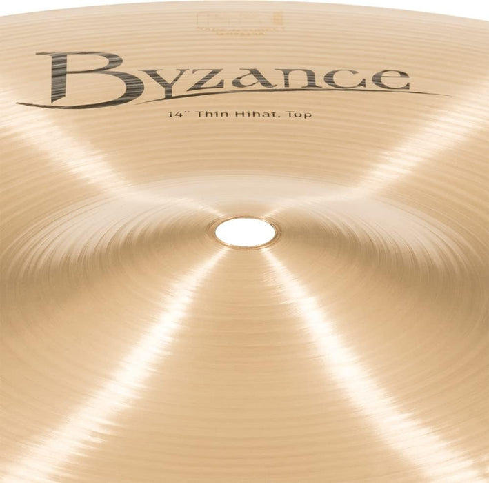 Meinl Cymbals Byzance 14" Dual Hihats, Pair — MADE IN TURKEY — Hand Hammered B20 Bronze, 2-YEAR WARRANTY, B14DUH