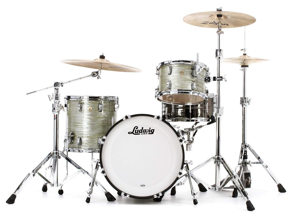 Ludwig Classic Maple Downbeat 3-piece Shell Pack - Olive Oyster