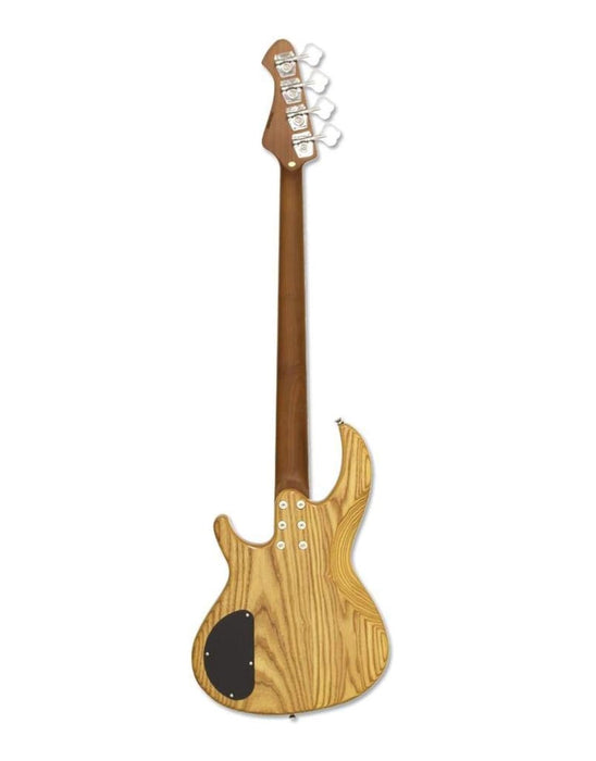 Aria Detroit Electric Bass Open Pore Natural