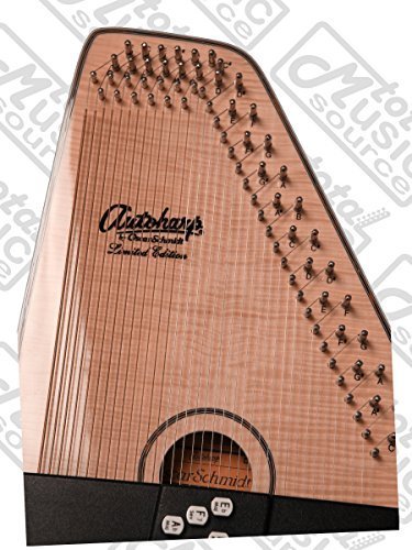 Oscar Schmidt 21 Chord Acoustic Electric Auto Harp, Flame Maple (OS11021FNE-U)