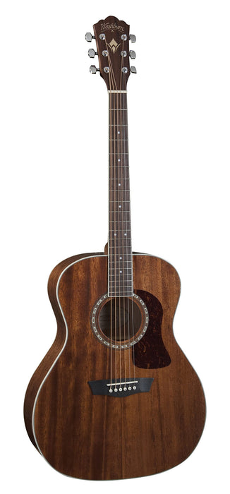 Washburn Heritage 10 Series Grand Auditorium Acoustic Guitar, Natural (HG12S-O-U)