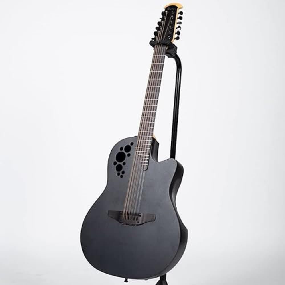 Ovation 2058TX-5 Elite TX 12-String Acoustic - Black — Pineville Music