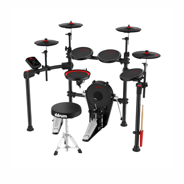 Ddrum E-Flex 9-Piece Bluetooth Electronic Drums w/ Throne and Sticks (DD EFLEX BT9)