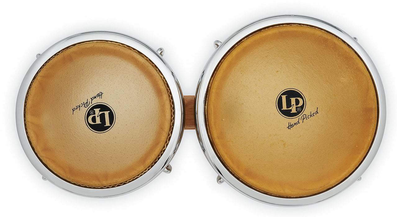 Latin Percussion LP Generation II® Bongos, Natural/Chrome