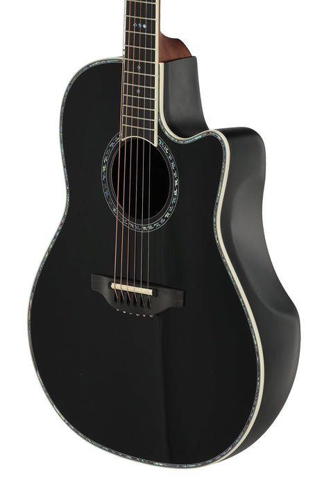 Ovation Pro Series Custom Electric Acoustic Guitar - Black (2762BL-5-G)