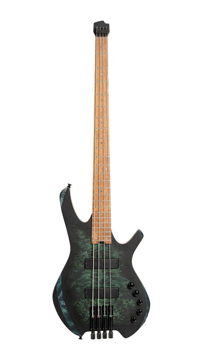 Cort SPACE4SDG Space 4 Headless Bass Guitar Star Dust Green