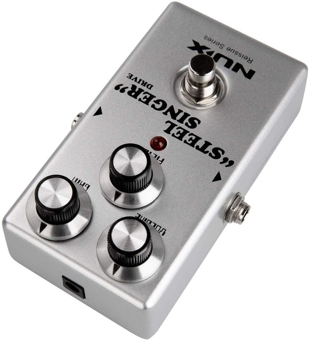 NUX Steel Singer Drive pedal overdrive effect pedal with the tonal character of the boutique amp from California