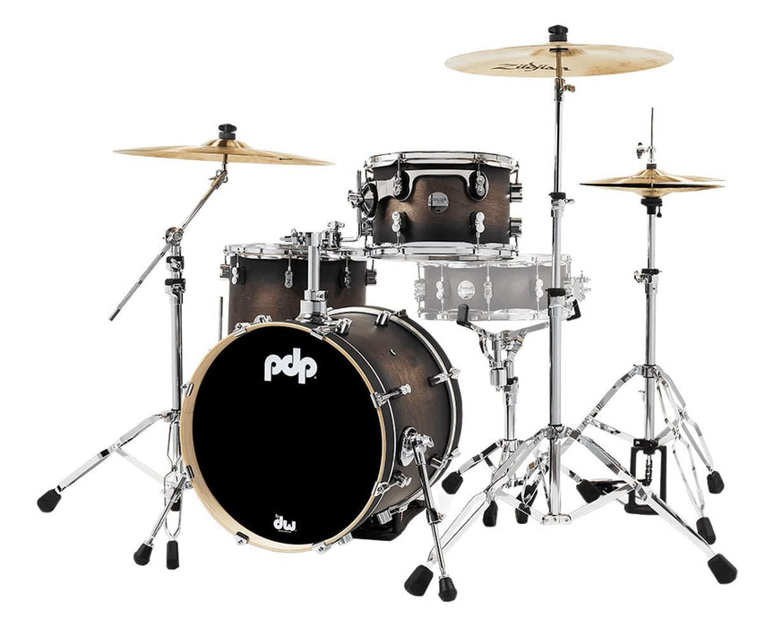 PDP Concept Maple 3-Piece Bop Shell Pack - Charcoal Burst