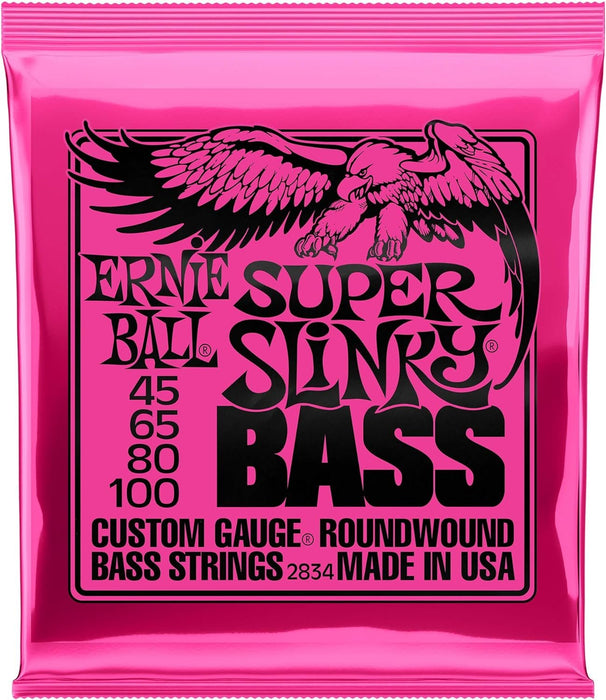 Ernie Ball P02834 ^2 Super Slinky Bass Strings 45-100,2 Pack